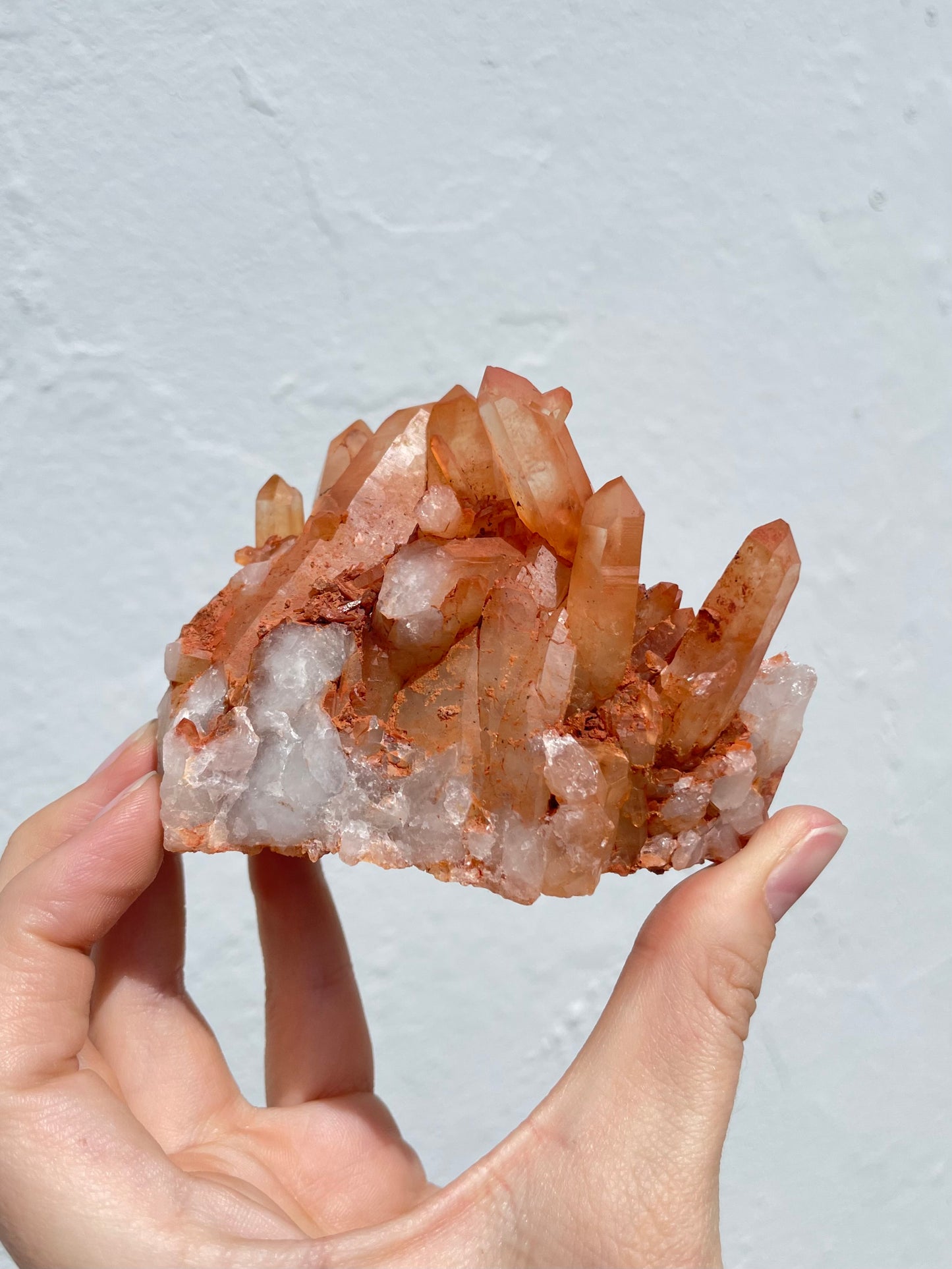 Tangerine Quartz Cluster