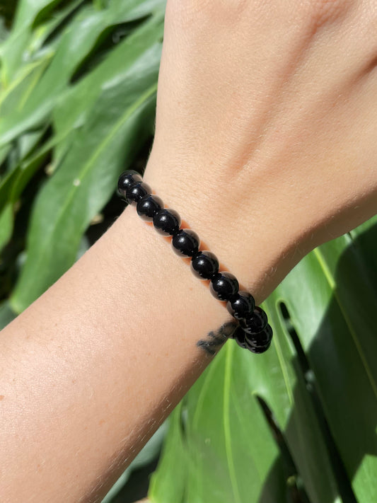 Black Obsidian 8mm Bracelet