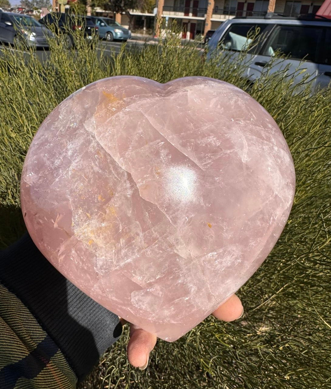 Rose Quartz Heart