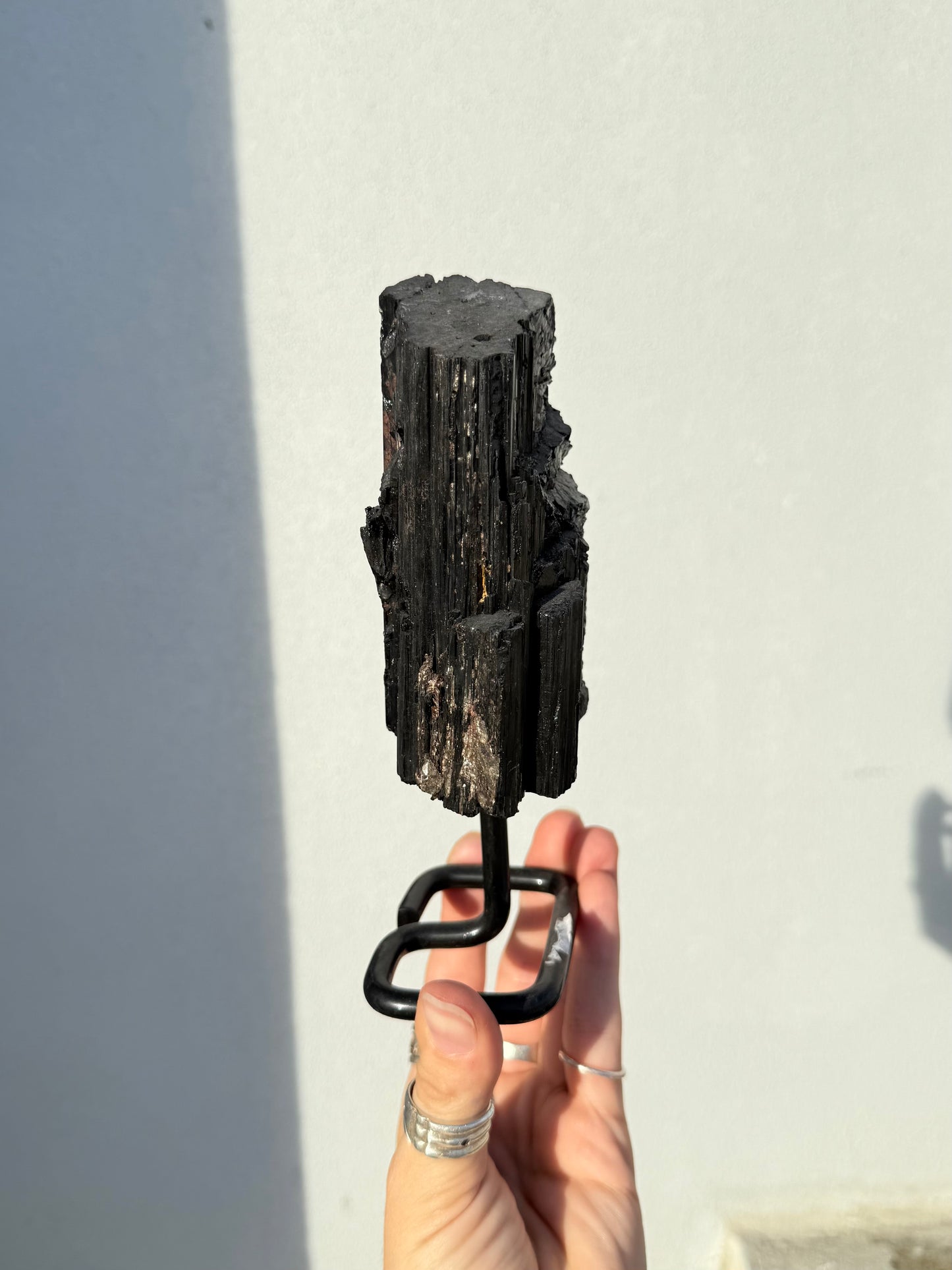 LBlack Tourmaline On Stand ( Brazil )
