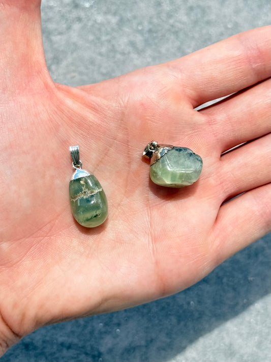 Prehnite Pendant ( India )