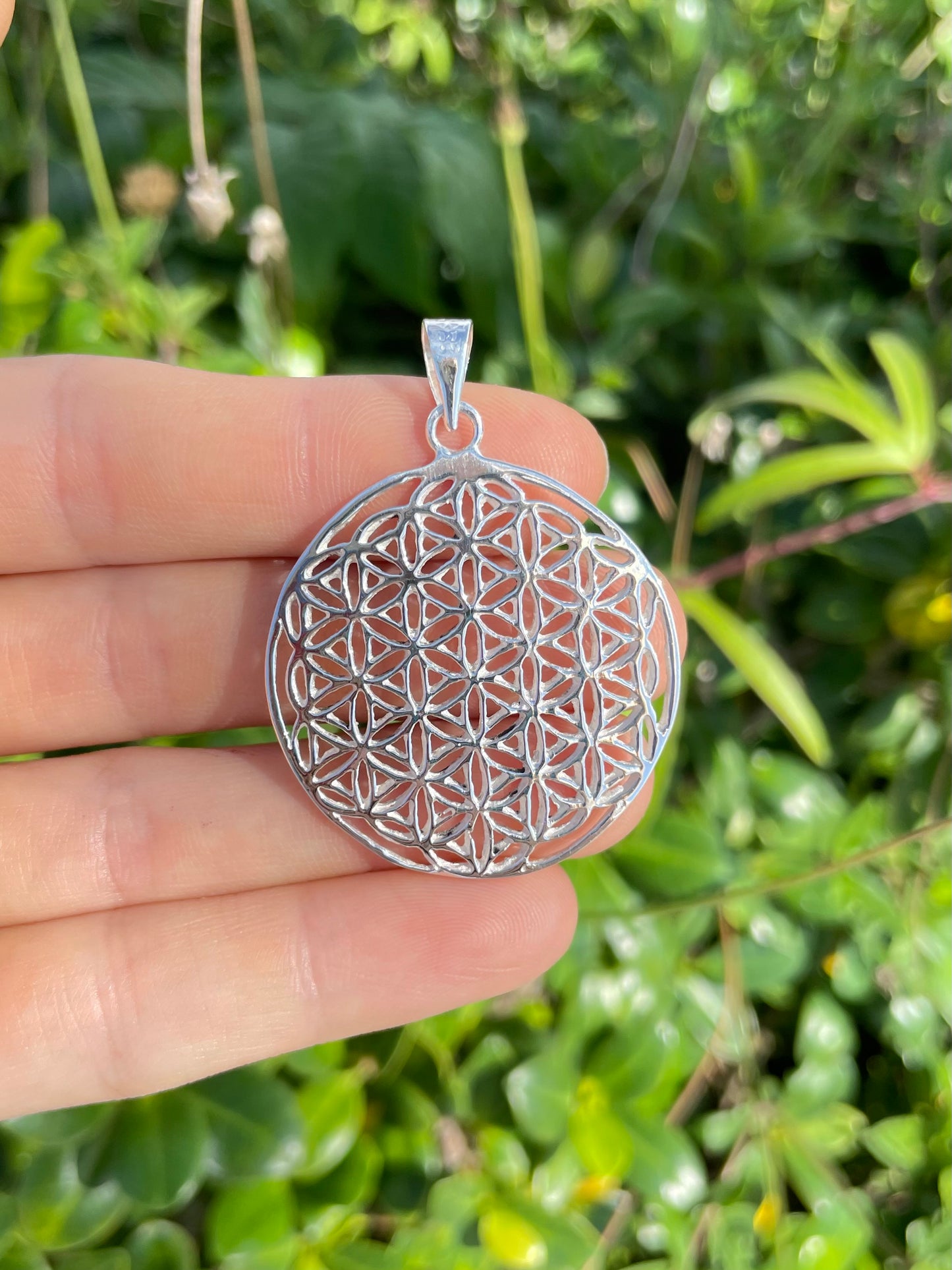 Flor de la vida Pendant (L) ( Silver 925 )