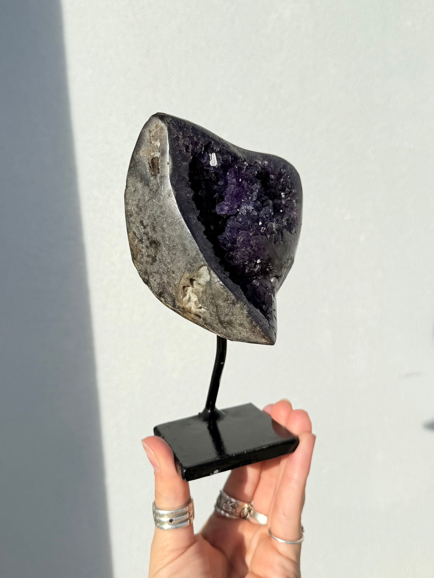 Amethyst On Stand ( Uruguayan )