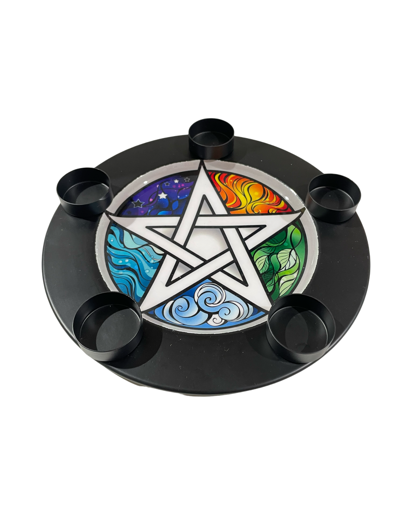 Pentagram Candle Plate