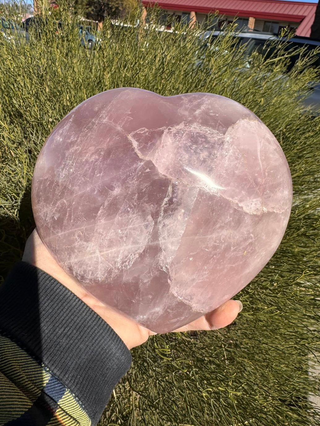 Rose Quartz Heart