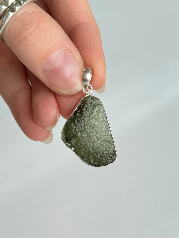 Moldavite ( Plata 925 )