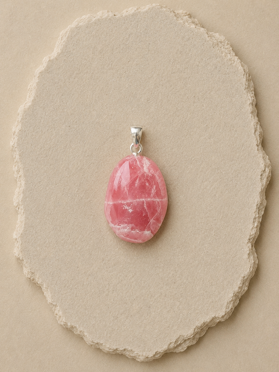 Rhodochrosite Pendant / Colgante de Rodocrosita