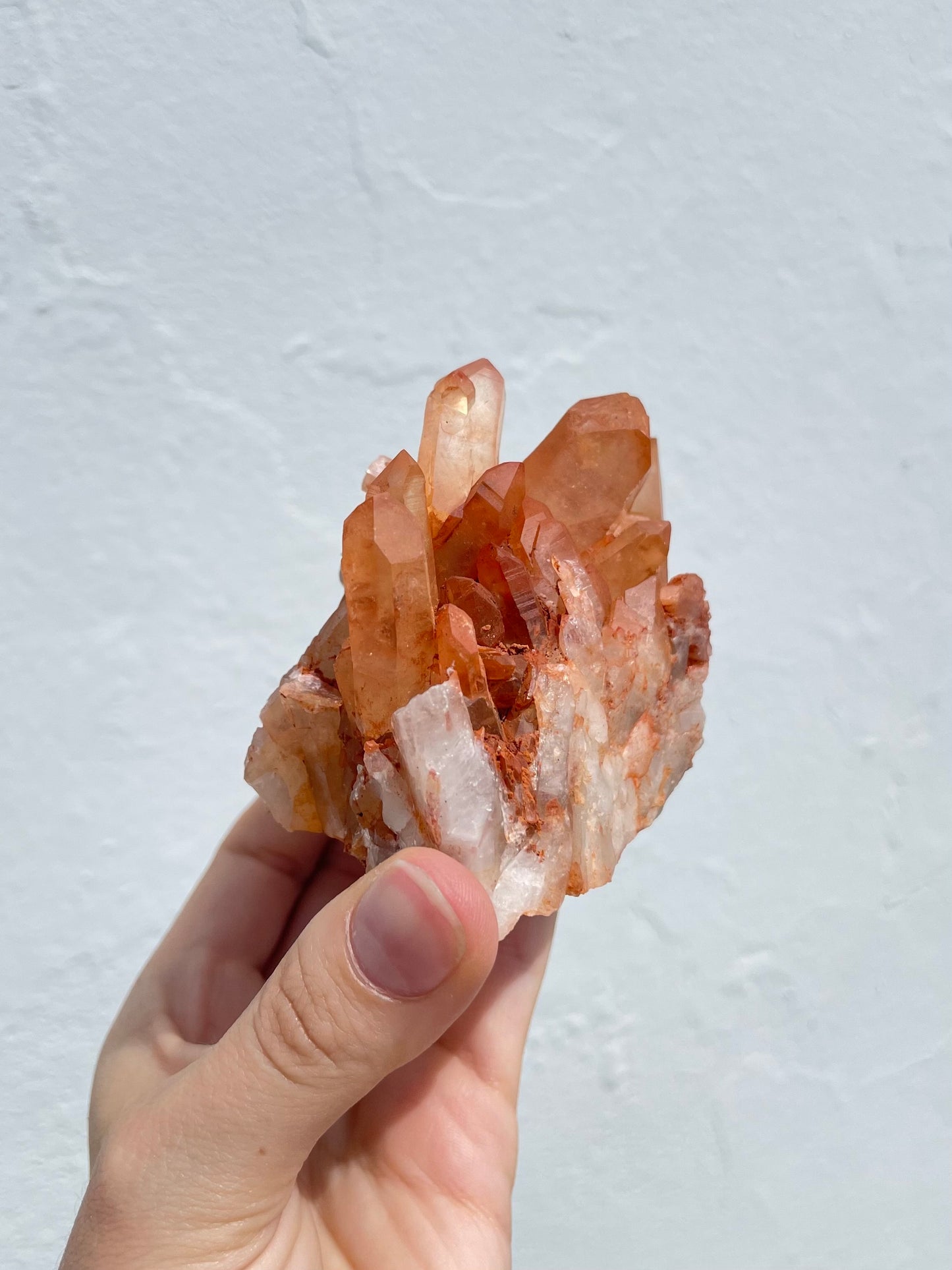 Tangerine Quartz Cluster