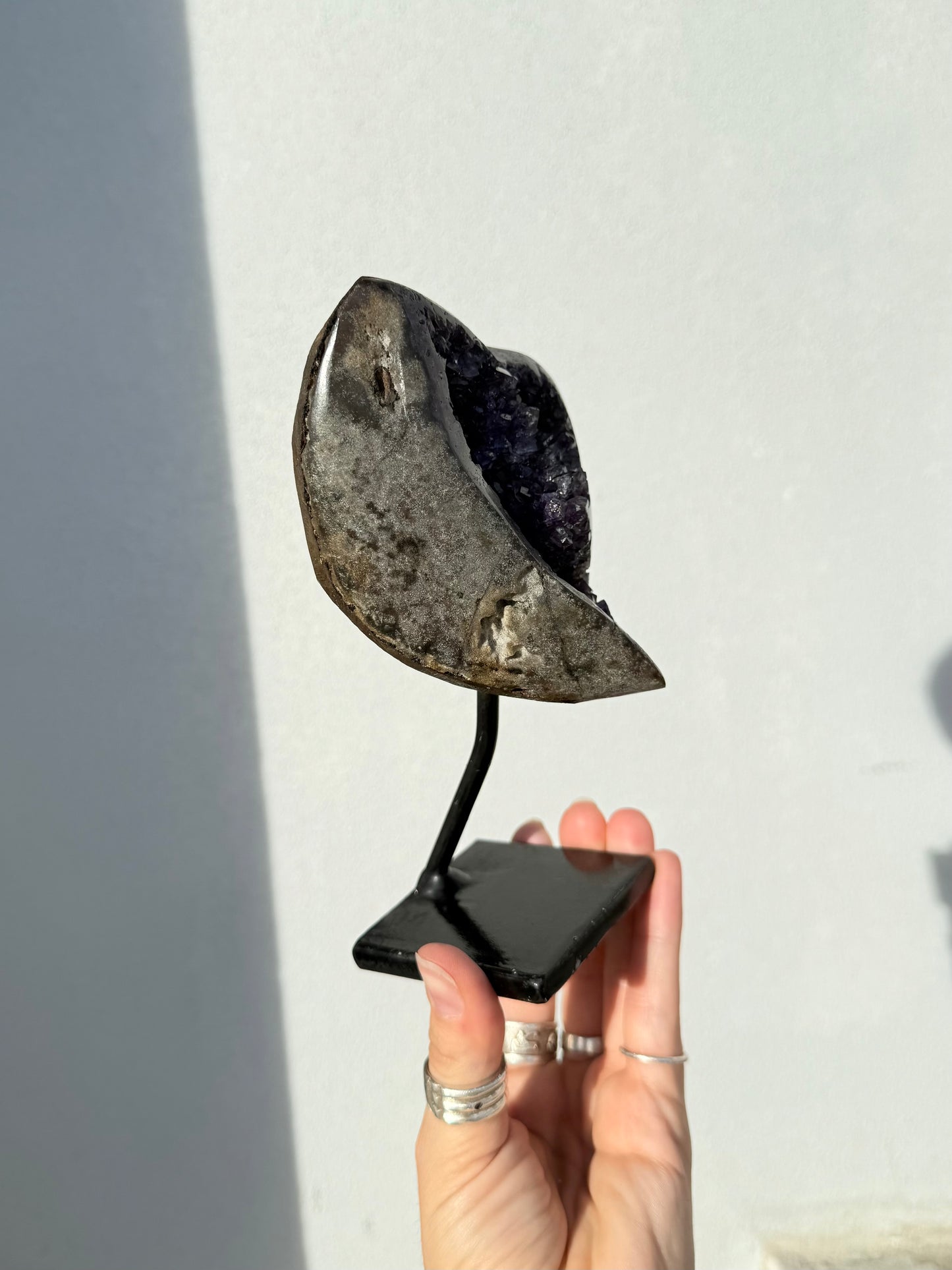 Amethyst On Stand ( Uruguayan )