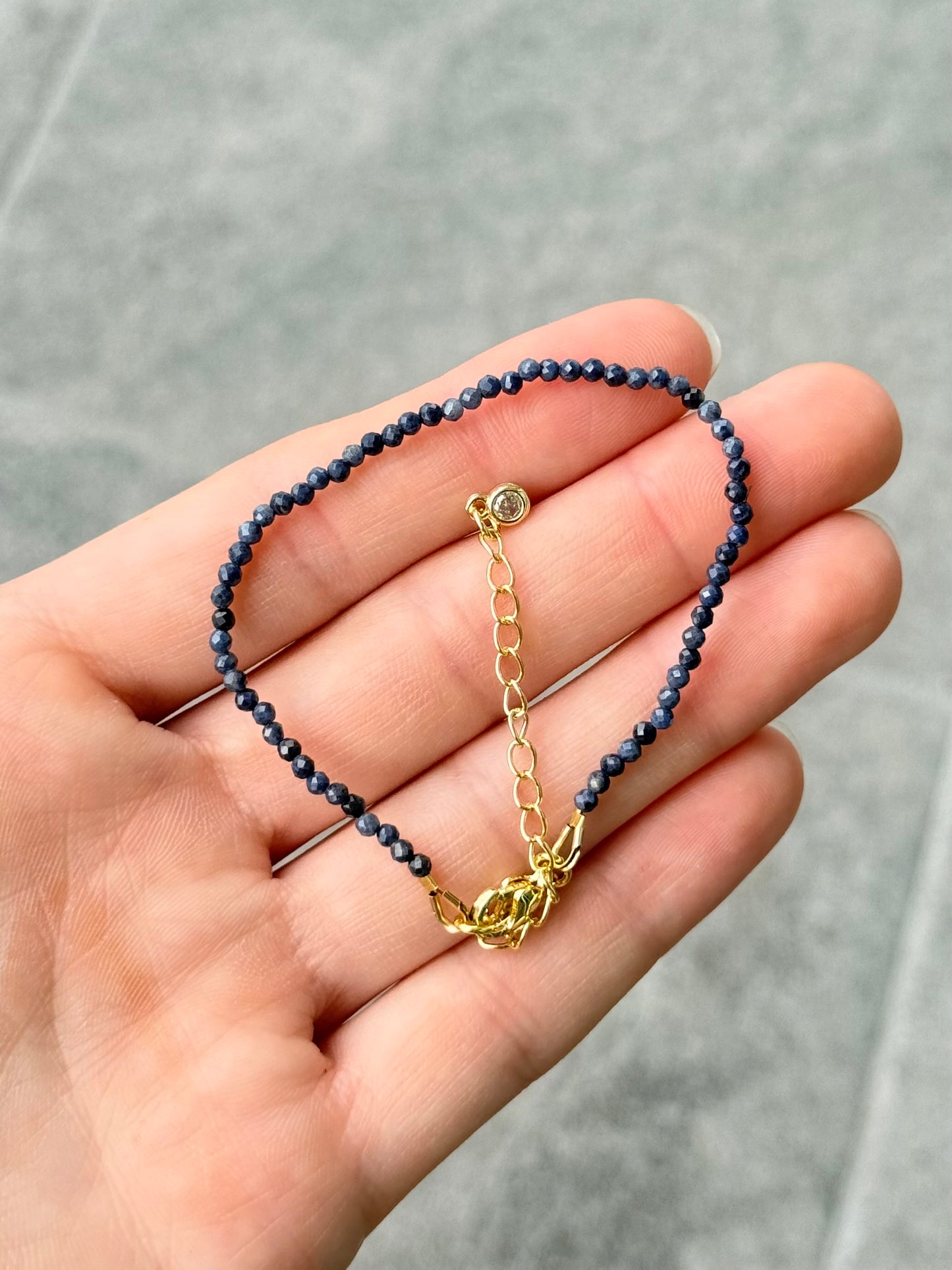 Iolite Faceted Bracelet