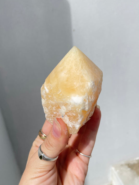 Yellow Calcite Point