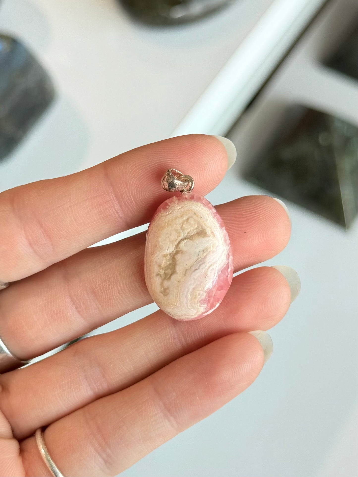 Rhodochrosite Pendant
