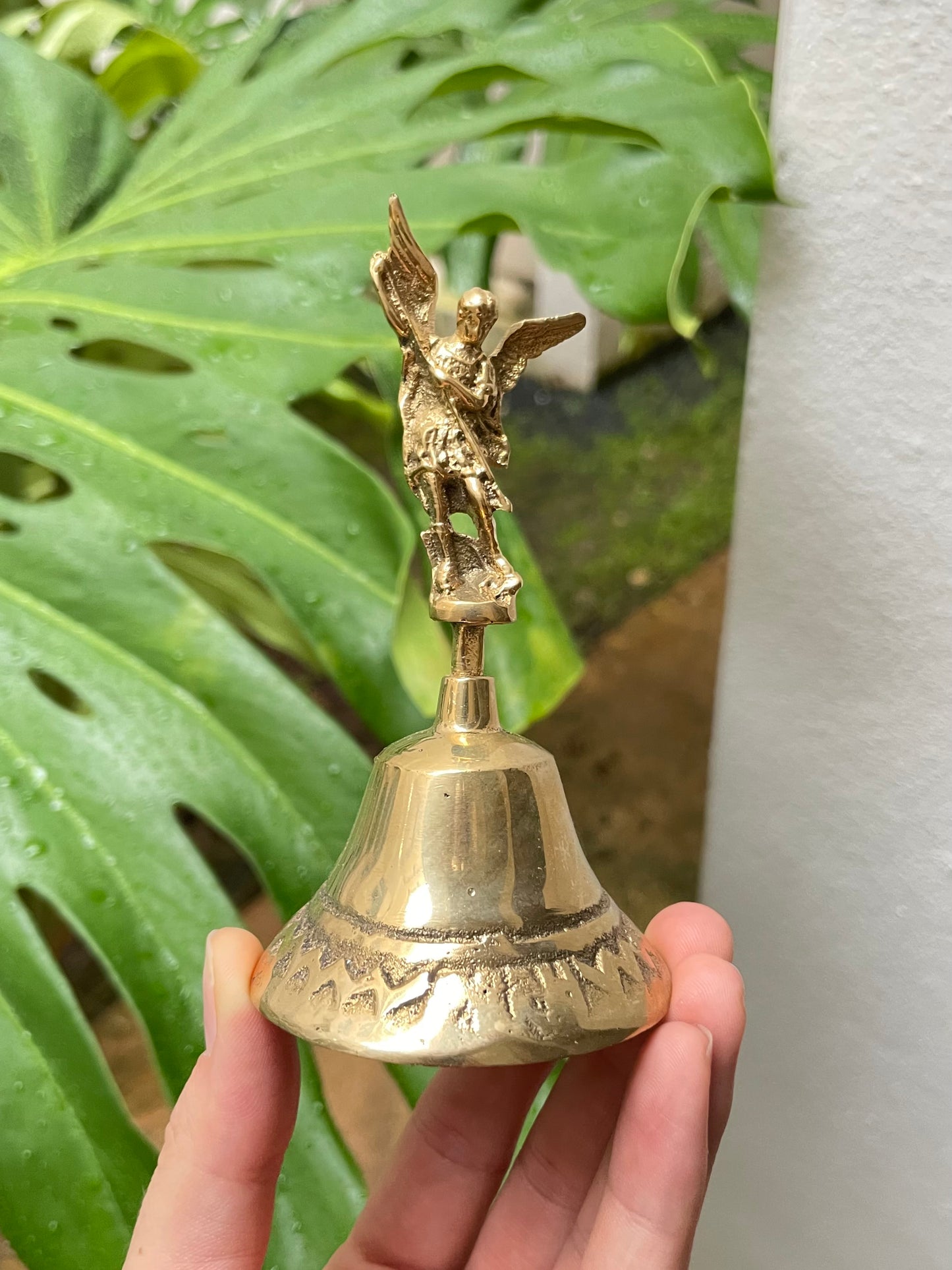 Arcángel San Miguel Bell ( Brass )