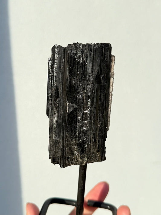 Black Tourmaline On Stand ( Brazil )