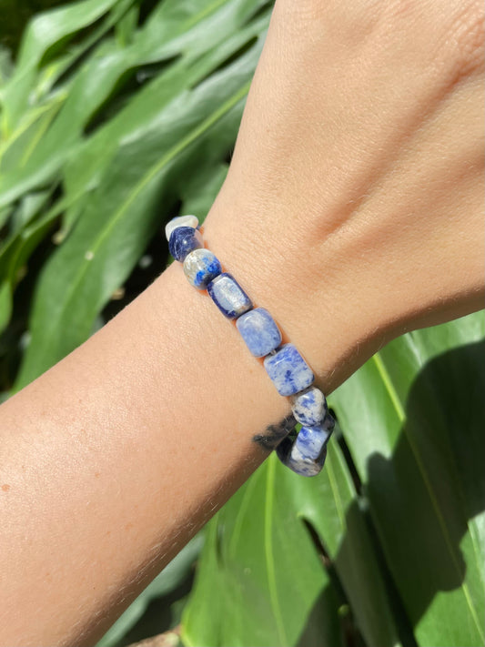 Sodalite Freeform Bracelet