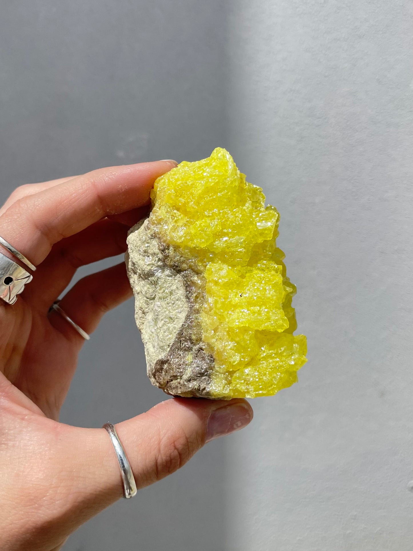Azufre ( Sulfur ) Crystalized Cluster