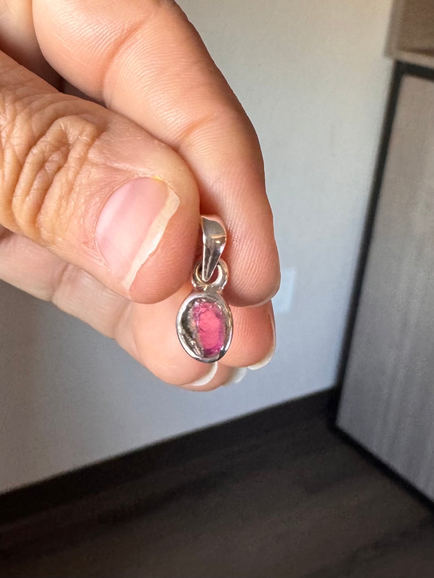 Watermelon Tourmaline Pendant