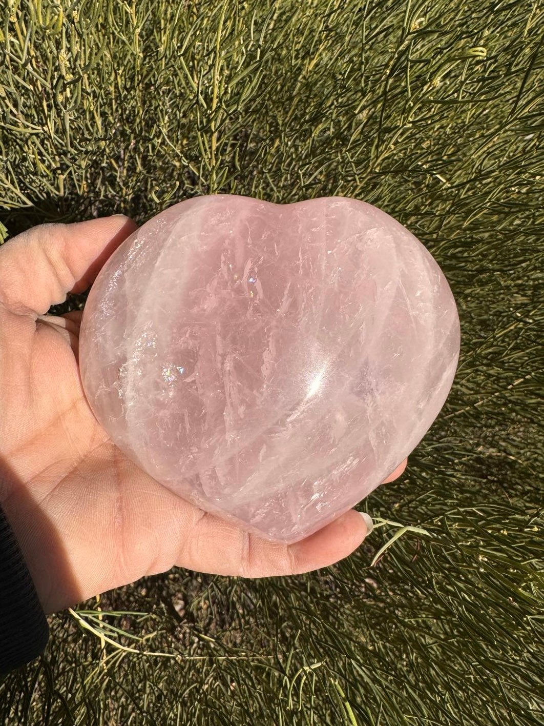 Rose Quartz Heart