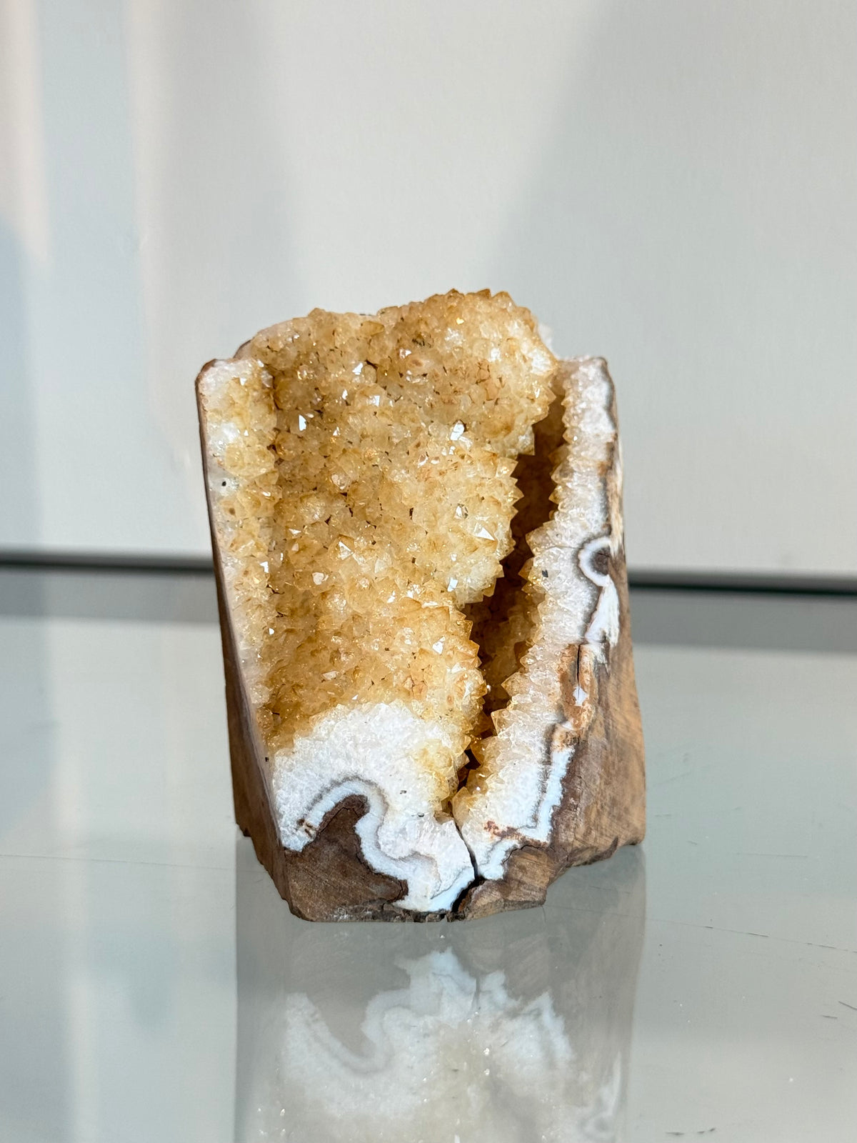Treated Citrine Cluster / Cluster de Citrino Tratado