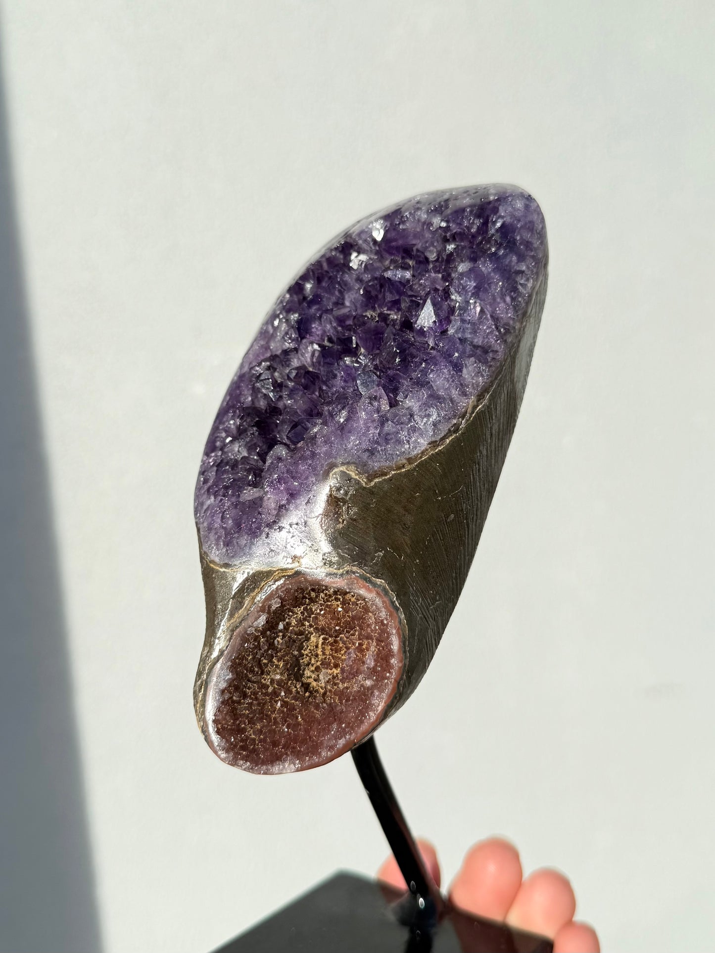 Amethyst On Stand ( Uruguayan )