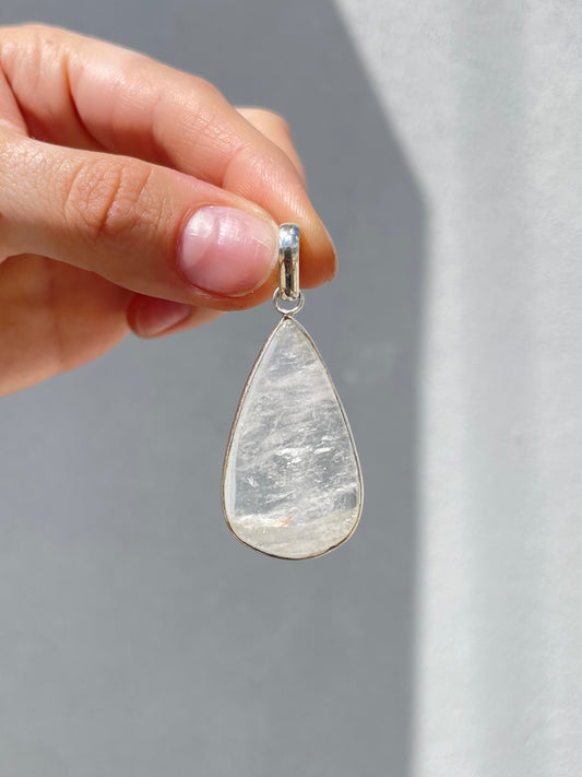 Clear Quartz Drop Pendant