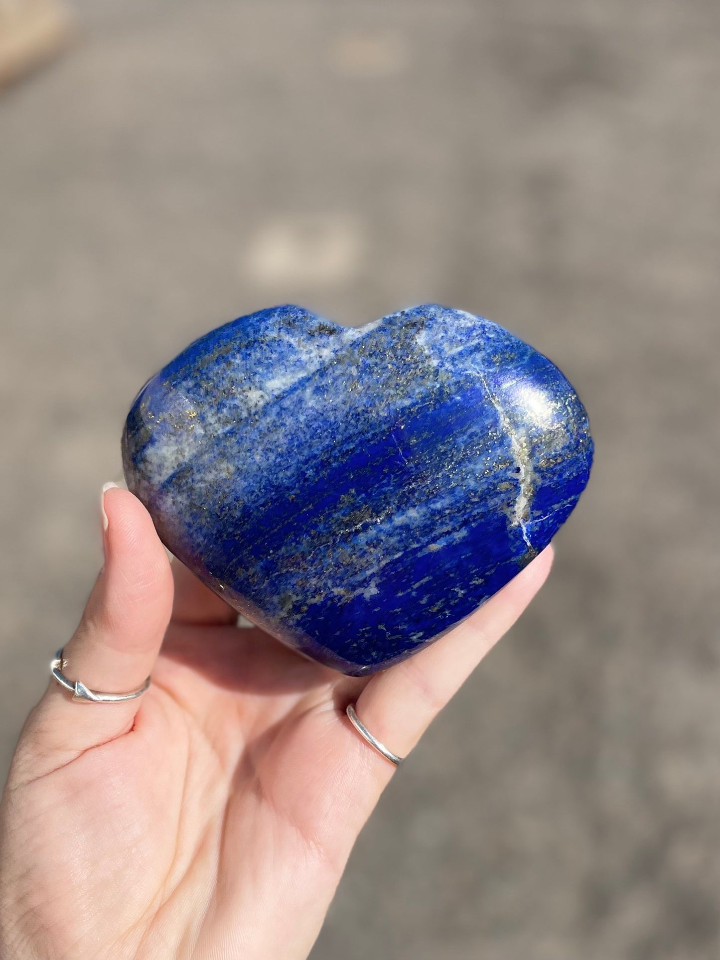 Lapis Lazuli Heart