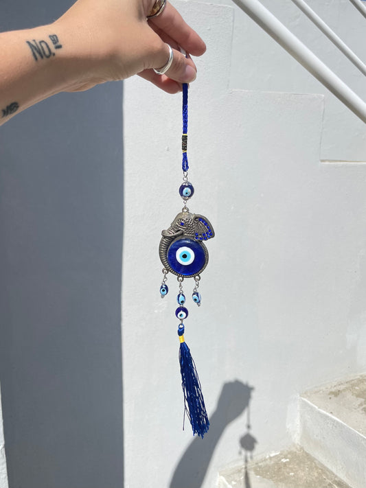 Elephant & Evil Eye Hanger