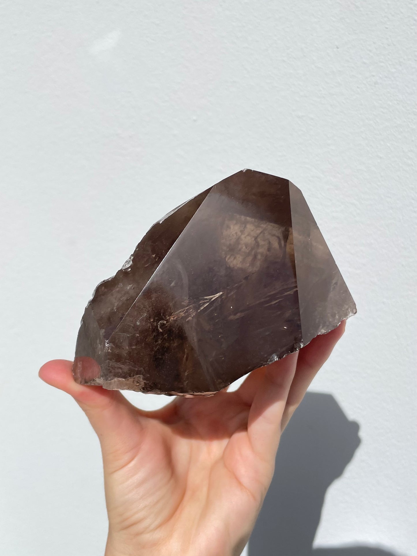 Smoky Quartz Point & Rutilated Quartz