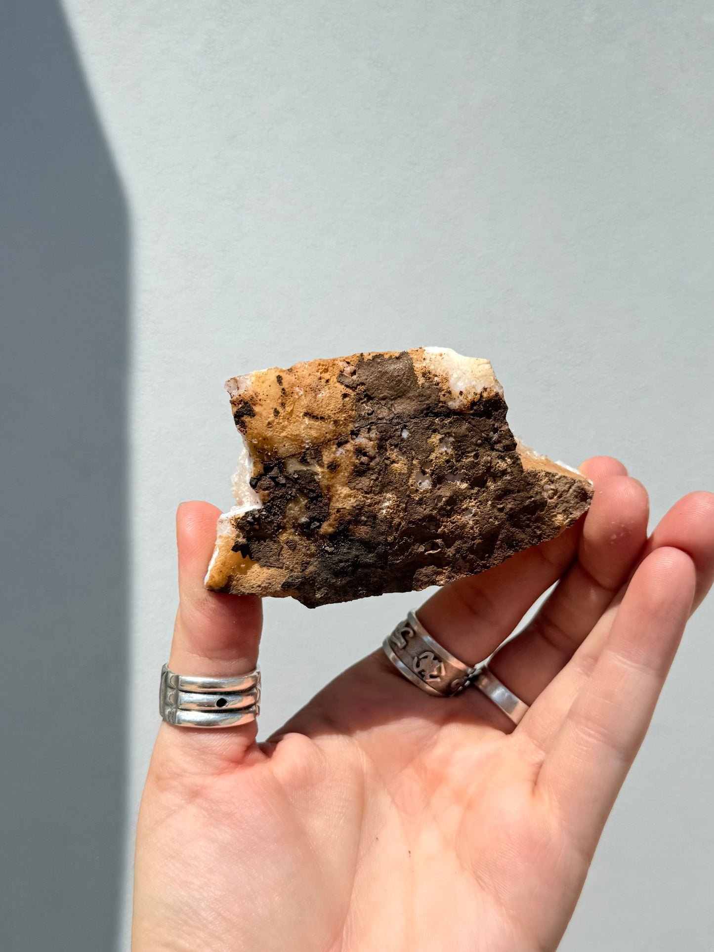 Heart Treated Citrine Cluster