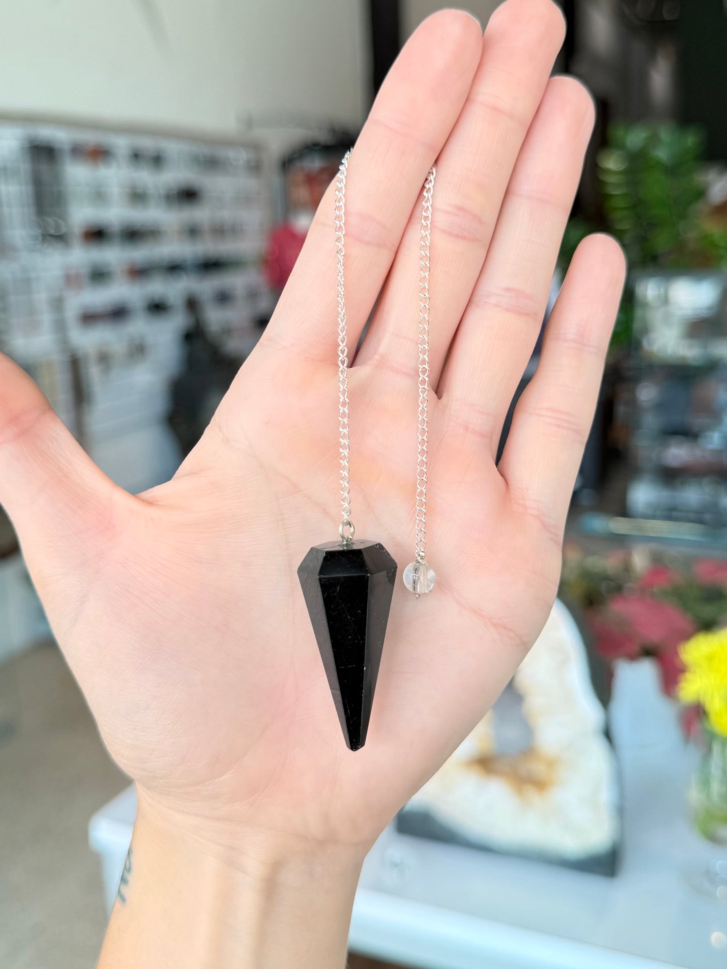 Obsidian Pendulum | Pendulo de Obsidiana