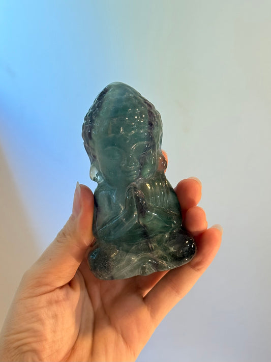 Fluorite Buddha