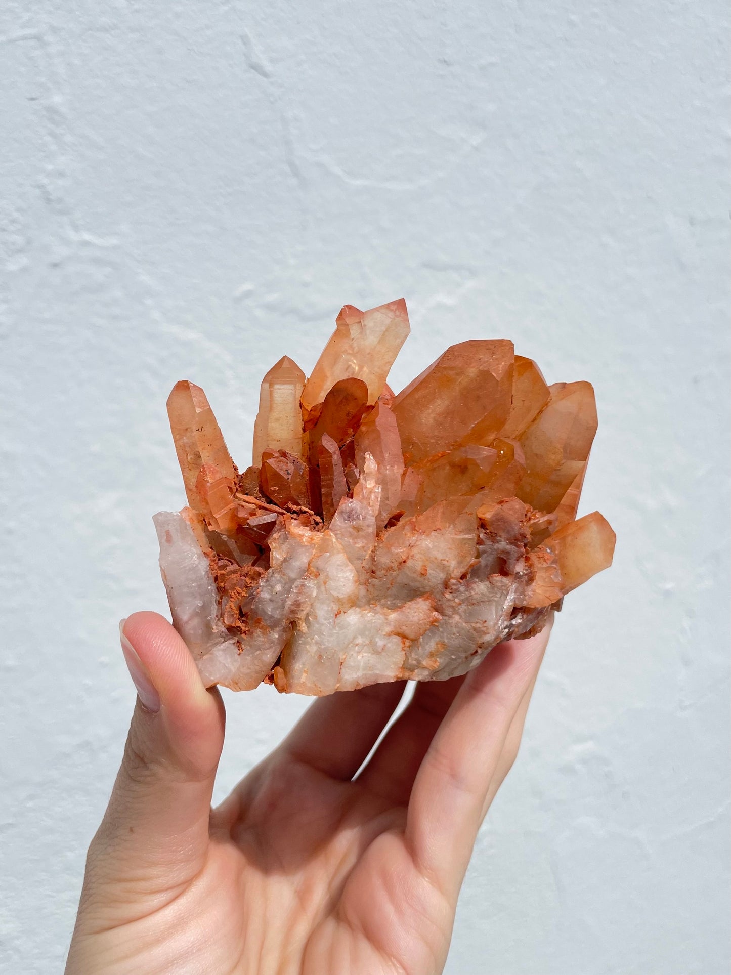 Tangerine Quartz Cluster