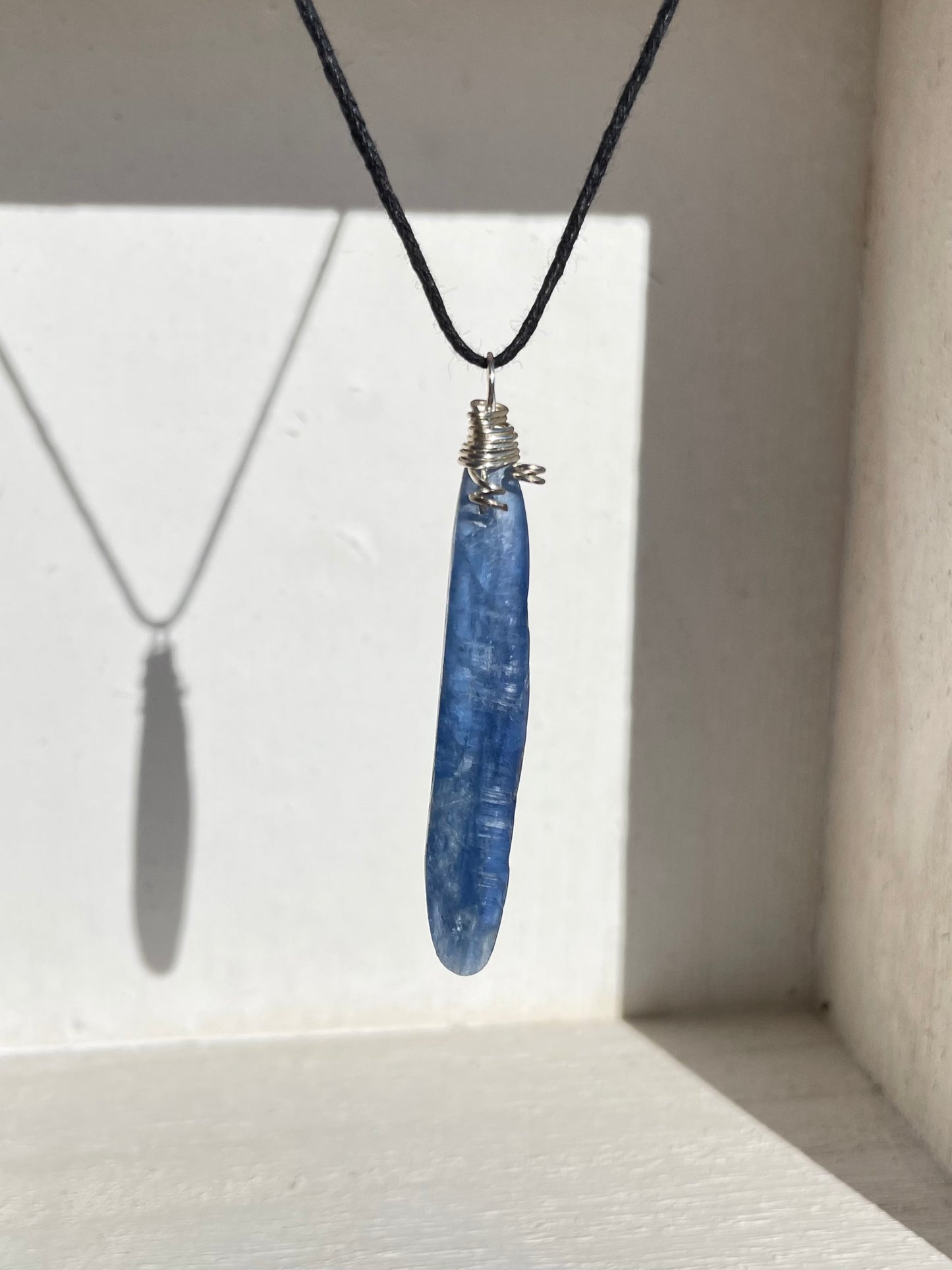 Blue Kyanite Pendant ( Silver 925 )