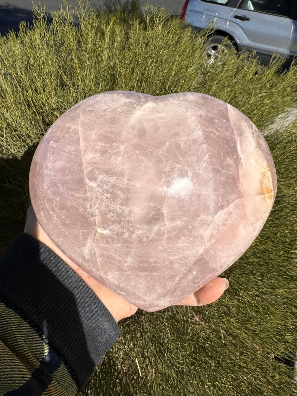 Rose Quartz Heart