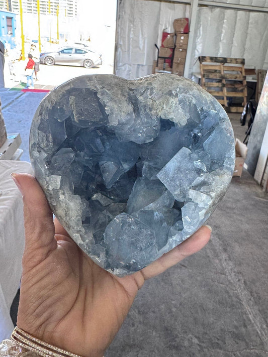 Celestite Heart