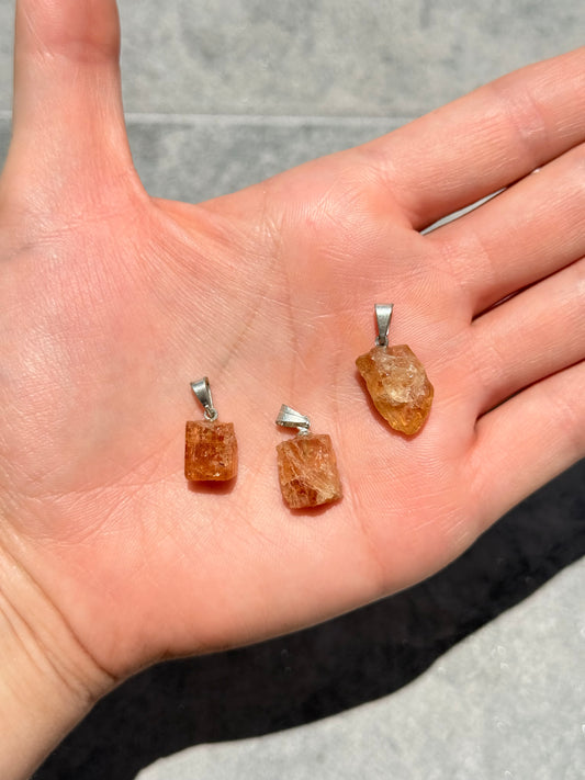 Imperial Topaz Pendant  ( Brazil )