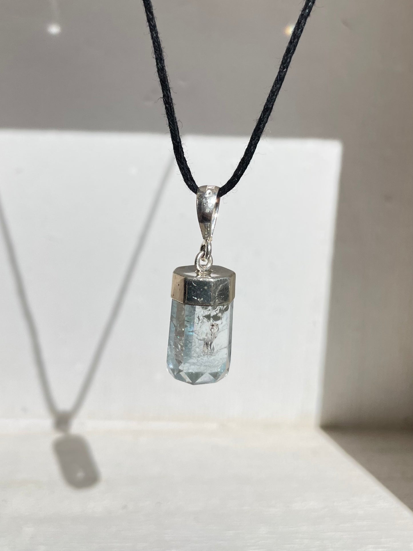 Aquamarine Pendant ( Silver 925 )