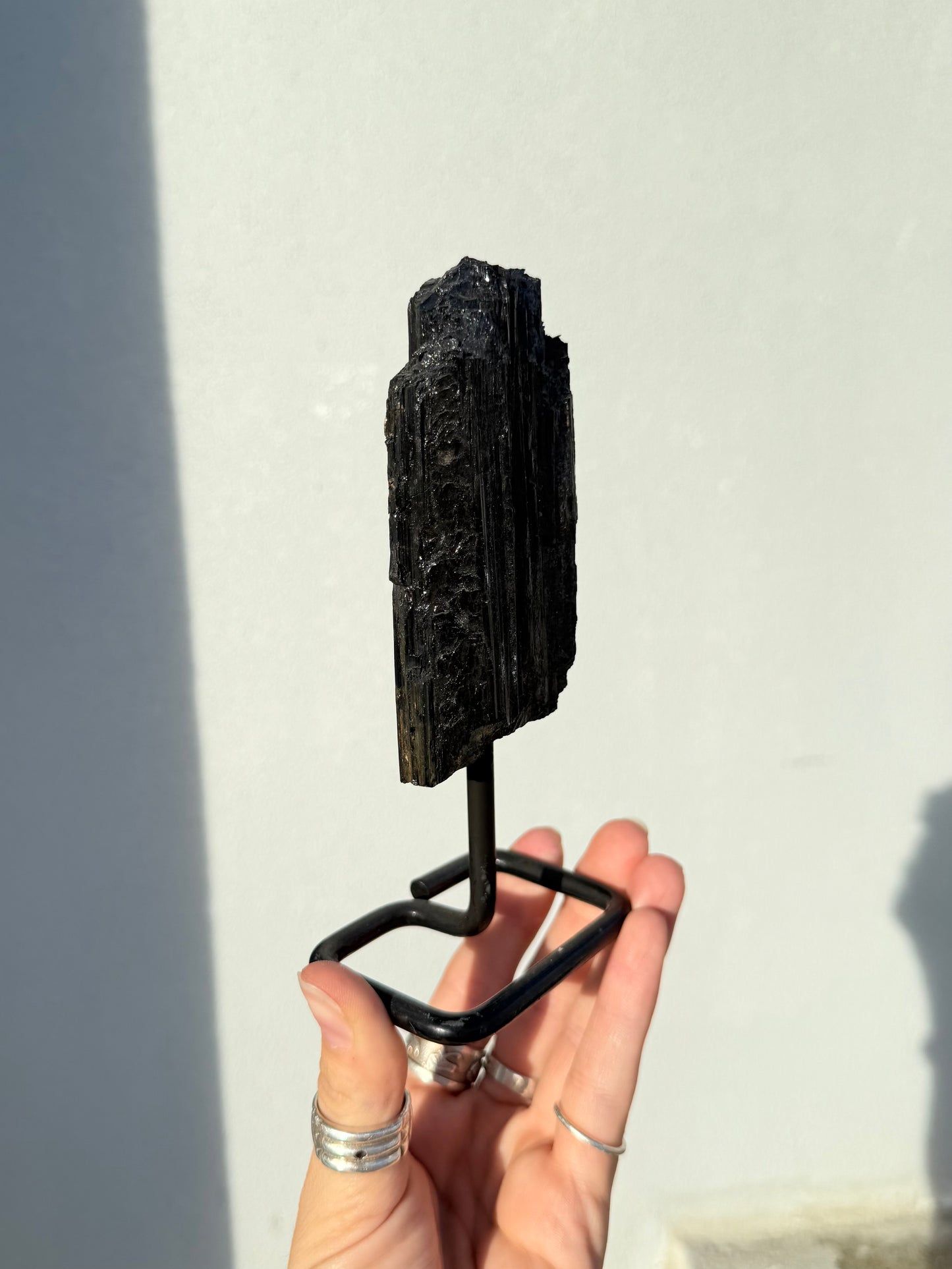 Black Tourmaline On Stand ( Brazil )