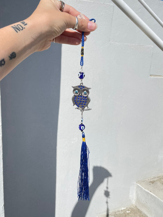 Owl & Evil Eye Hanger