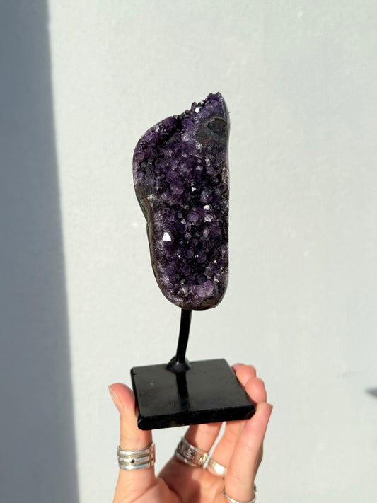 Amethyst On Stand ( Uruguayan )