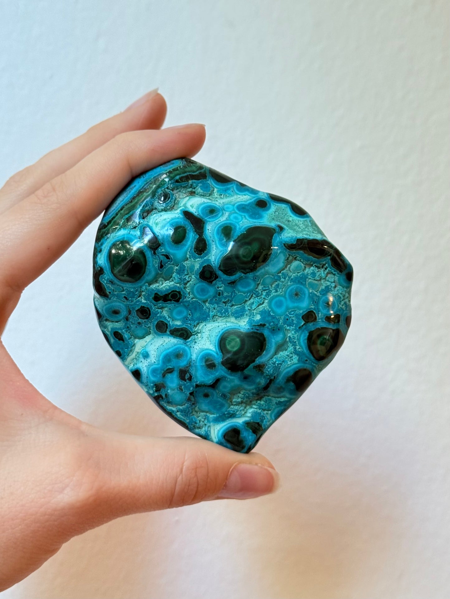 Malachite and chrysocolla ( Polished )