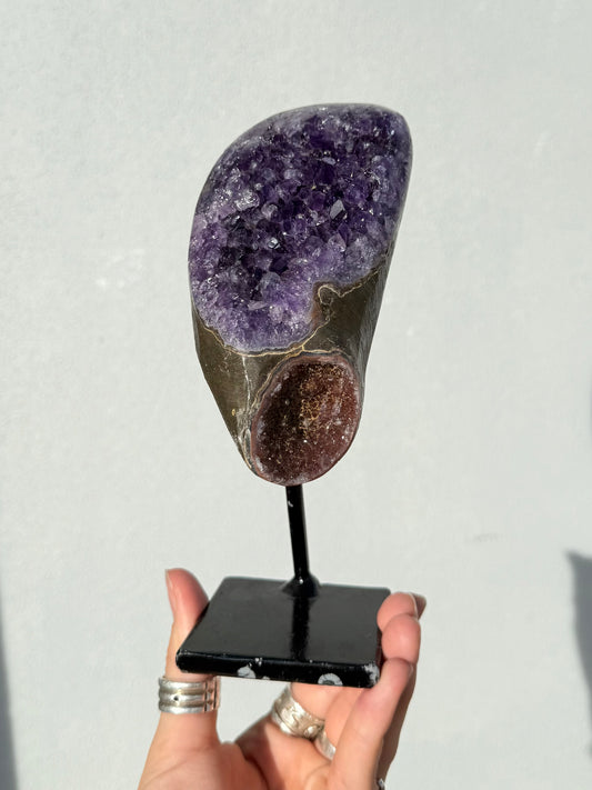 Amethyst On Stand ( Uruguayan )
