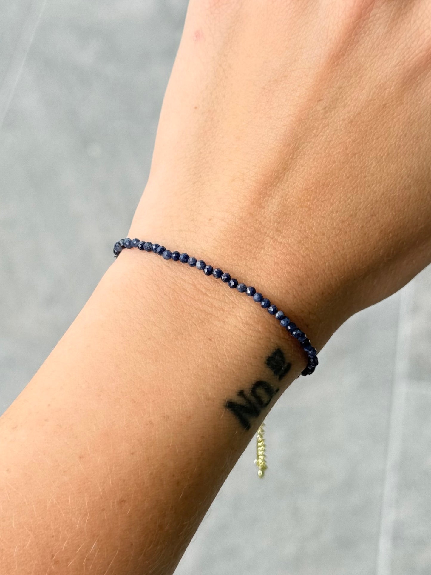 Iolite Faceted Bracelet