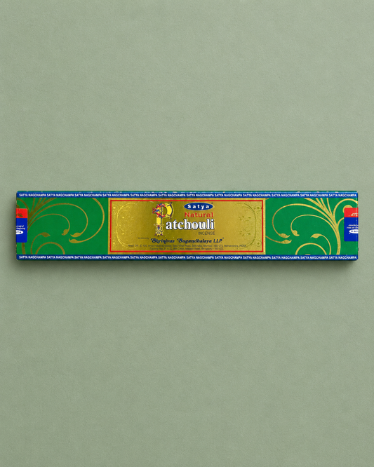 Satya Natural Patchouli Incense / Incienso Satya Natural Patchouli