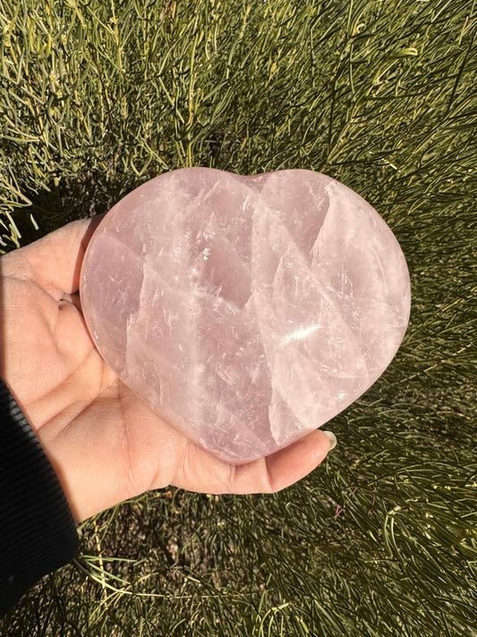 Rose Quartz Heart