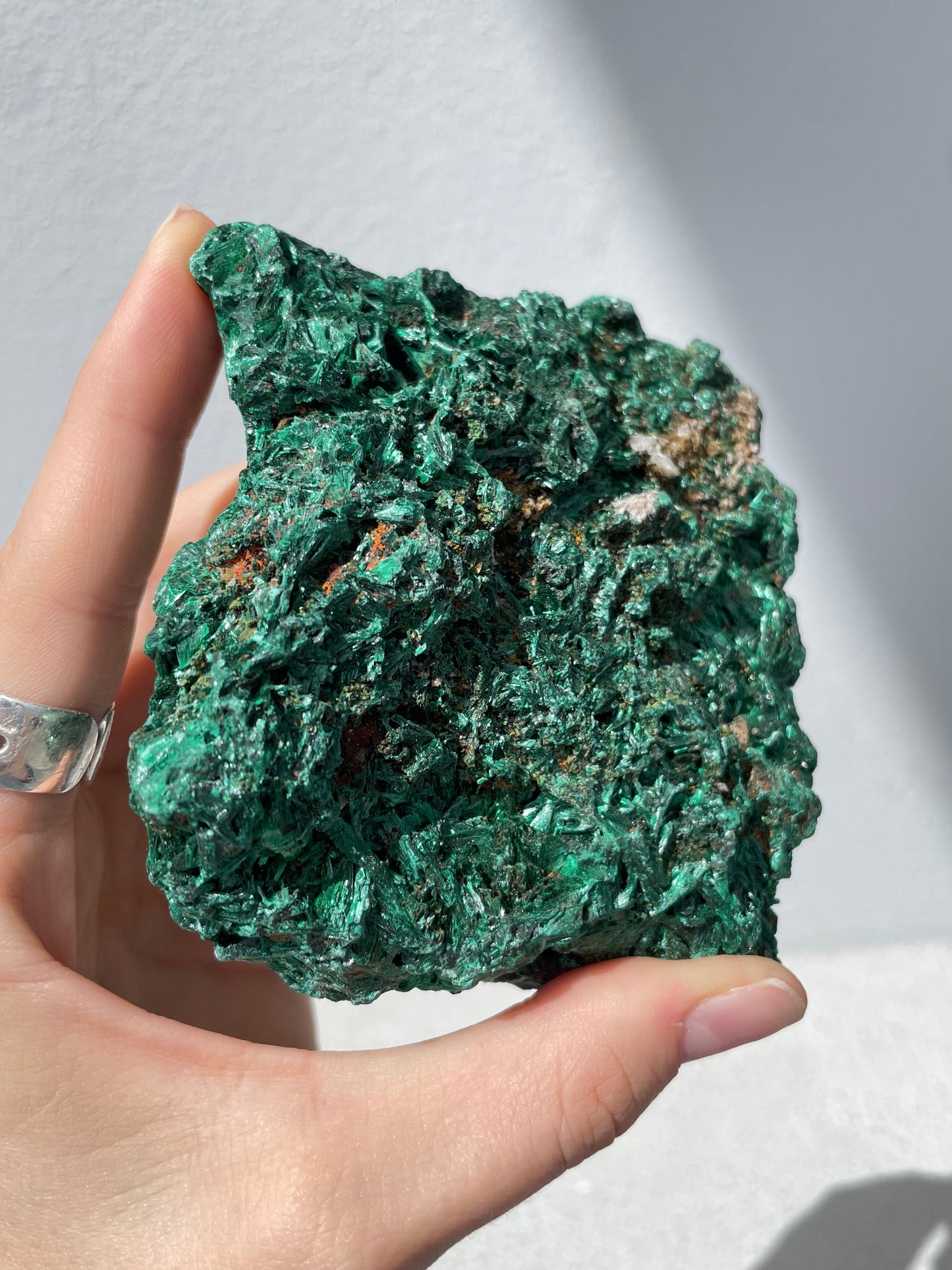 Raw Malachite ( B )