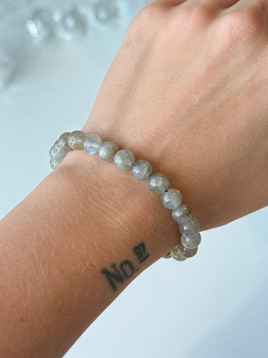 Labradorite 8mm Bracelet / Pulsera de Labradorita 8mm