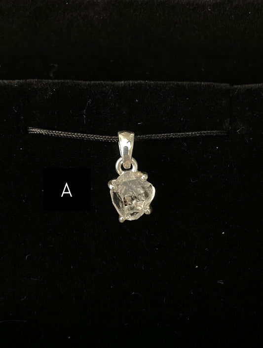 Herkimer Diamond Pendant ( Silver 925 )