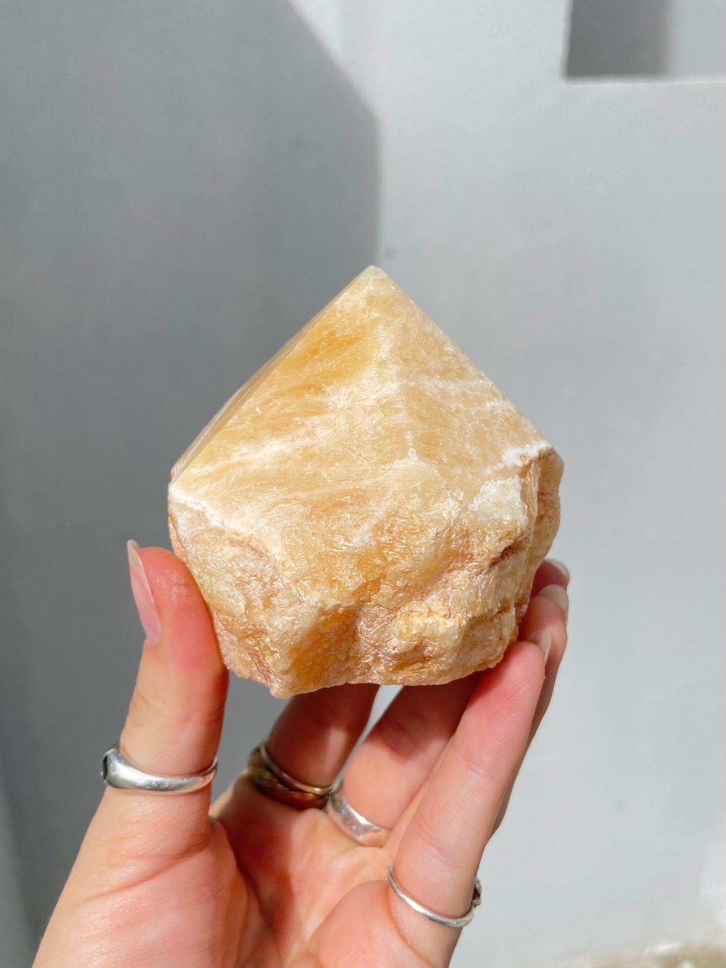 Yellow Calcite Point