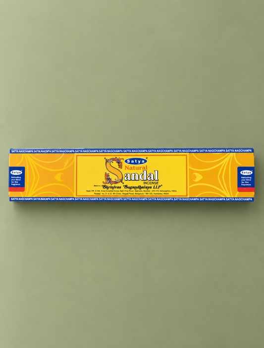 Satya Natural Sandal Incense / Incienso Satya Natural Sandal